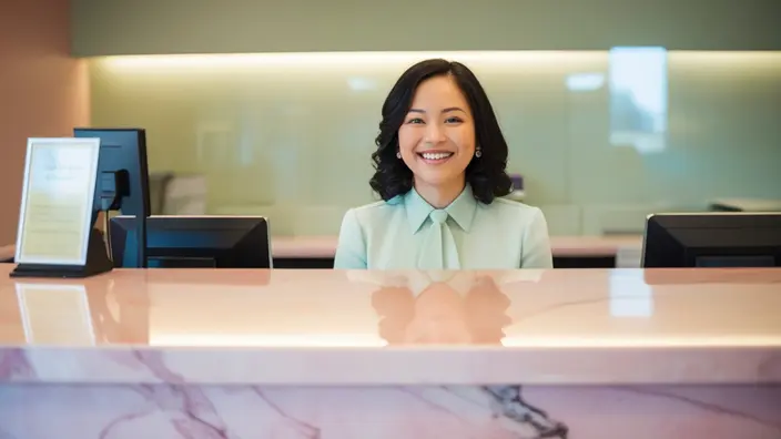 Luggage Forwarding in Japan (Takkyubin) receptionist