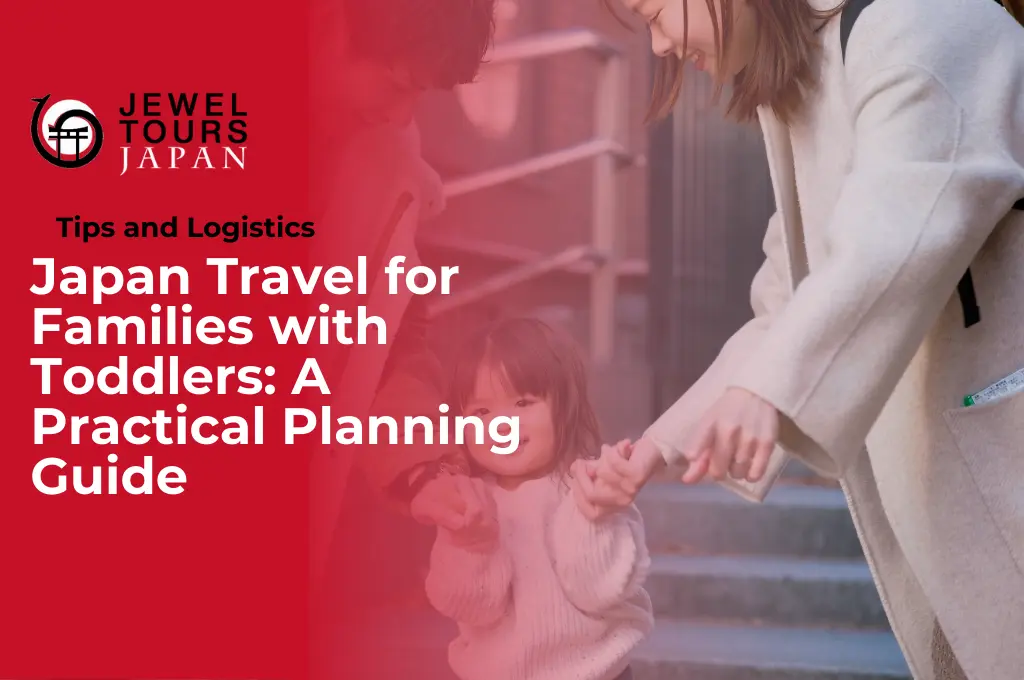 Family traveling with a toddler