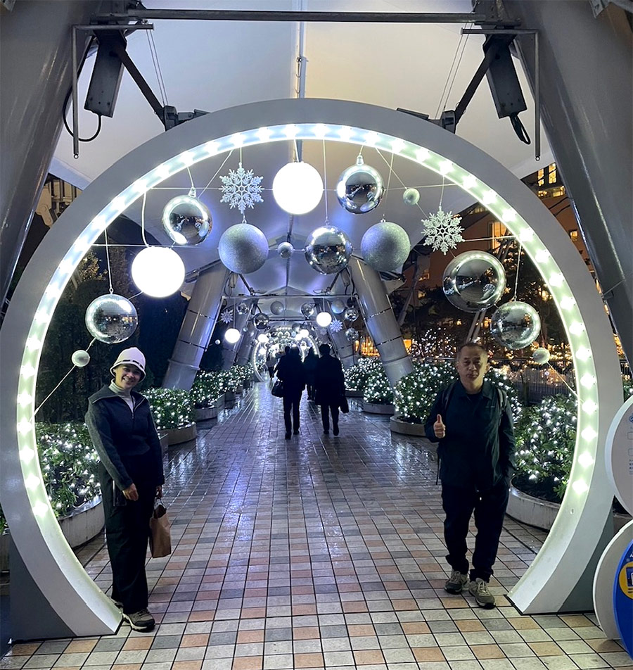 tokyo dome christmas lights